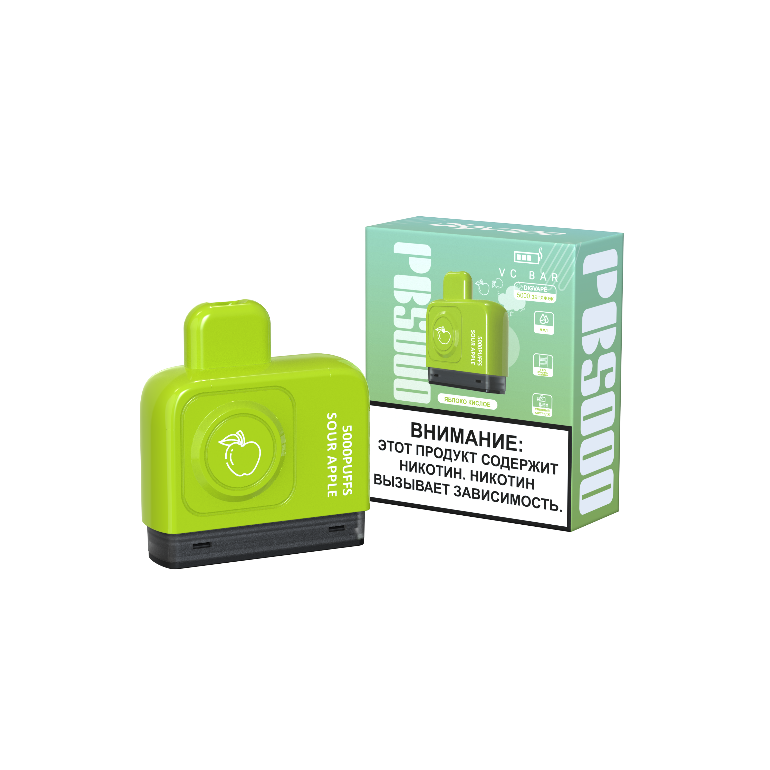 Картридж ЧЗ VC Bar PB5000, sour apple