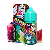 Жидкость ЧЗ Catswill Ice Fox SALT Арбуз Лайм Малиновый лимонад