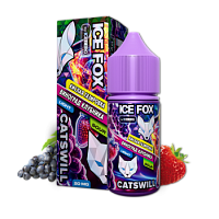 Жидкость ЧЗ Catswill Ice Fox SALT Кислая газировка Виноград Клубника
