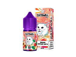 Жидкость ЧЗ Catswill SALT Вишня Персик Мята
